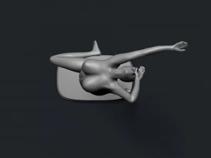 Female Dancer 3D Print Model