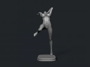 Female Dancer 3D Print Model