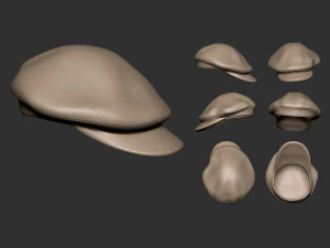 Boné de jornaleiro grande Modelo de Impressão 3D