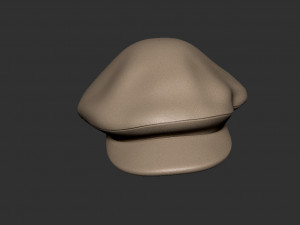 Oversized newsboy cap 3Dプリントモデル