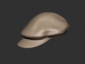 Oversized newsboy cap 3Dプリントモデル