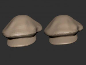 Oversized newsboy cap 3D Print Model