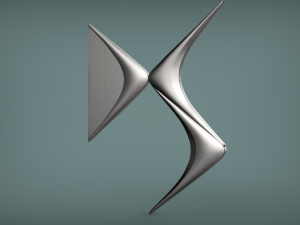 DS Automotive Logo 3D Print Model