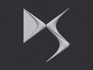 DS Automotive Logo 3D Print Model