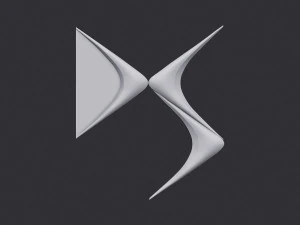 Logotipo de DS Automotriz Modelo de impresión 3D