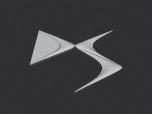 DS Automotive Logo 3D Print Model