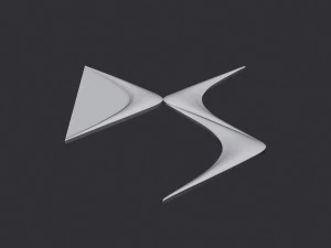 Logotipo de DS Automotriz Modelo de impresión 3D
