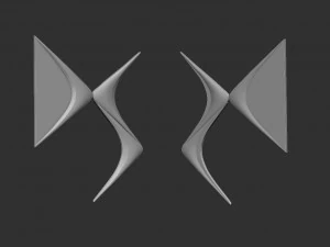 Logotipo de DS Automotriz Modelo de impresión 3D