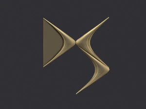 Logotipo de DS Automotriz Modelo de impresión 3D
