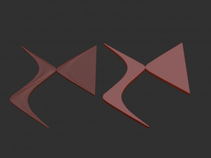 DS Automotive Logo 3D Print Model