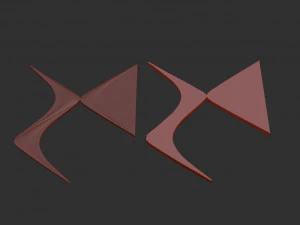 Logotipo de DS Automotriz Modelo de impresión 3D