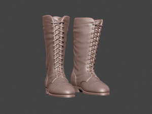 Leather Boots 3D Baskı Modeli