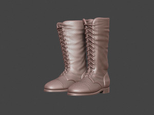 Leather Boots 3Dプリントモデル