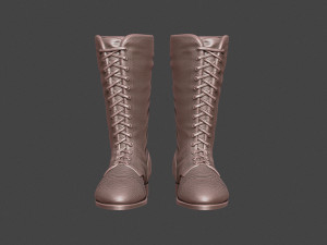 Leather Boots 3Dプリントモデル
