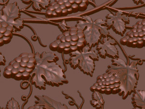 Grape Bunch Wall Decor 3D 프린트 모델