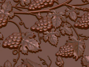 Grape Bunch Wall Decor 3D Print Model