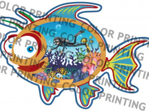 Fish underwater souvenir 3D Print Model