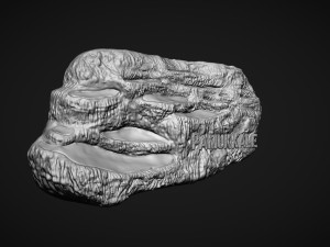 Pamukkale Turkiye Souvenir Bas Relief 3D Принт Модель