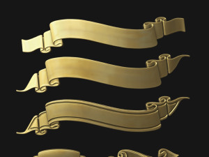 Ribbon Set 3D Print Model