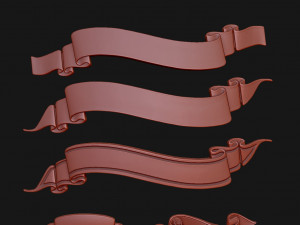 Ribbon Set 3D Print Model