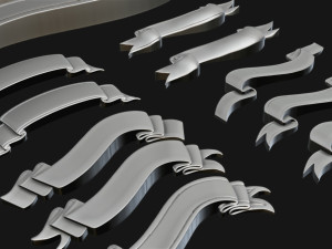 Ribbon Set 3D Print Model