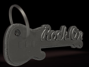 Guitar Keychain Modelo de impresión 3D