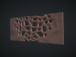 Decor organic wood panel Modelo de impresión 3D