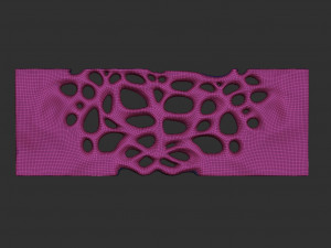 Decor organic wood panel Modelo de impresión 3D