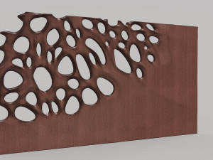 Decor organic wood panel 3D Модель