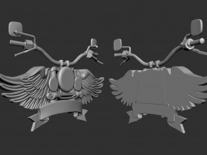Motorcycle Club Symbol 3D Принт Модель