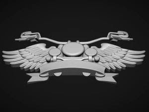 Motorcycle Club Symbol 3D Print Model