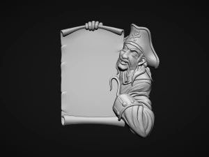 Pirates menuboard 3D Print Model