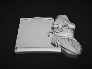 Pirates menuboard 3D Print Model