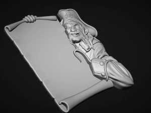 Pirates menuboard 3D Print Model