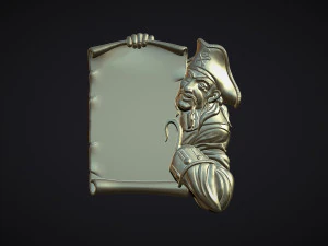 Pirates menuboard 3D Print Model