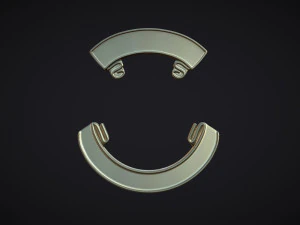 Ribbon set 3D Print Model