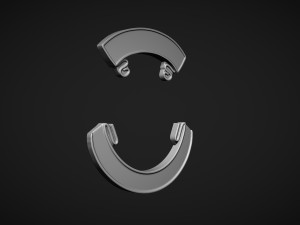 Ribbon set 3D 打印模型