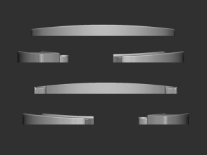 Ribbon set 3D 打印模型