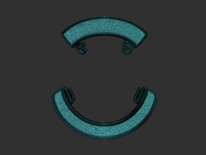 Ribbon set 3D 打印模型