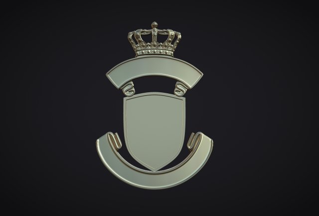 Coat of arms 3D 프린트 모델 .c4d .max .obj .3ds .fbx .stl .blend 