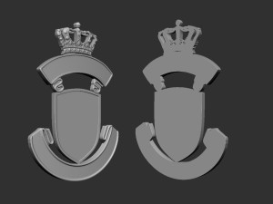 Coat of arms 3D 프린트 모델