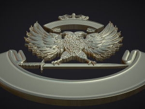Coat of arms with eagle 3D Принт Модель