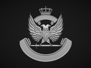 Coat of arms with eagle 3D Принт Модель