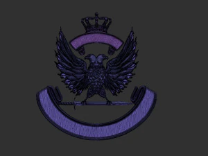 Coat of arms with eagle 3D Print Model