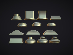 Award Bases set 3D Baskı Modeli