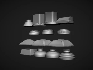 Award Bases set 3D Print Model