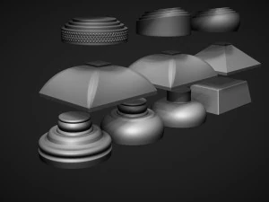 Award Bases set 3D Print Model