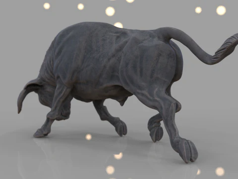 Toro de carga Modelo de impresión 3D