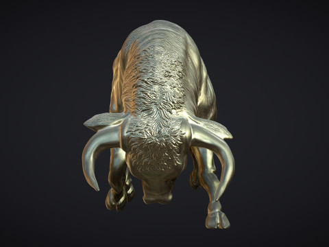 Charging Bull Model Cetak 3D