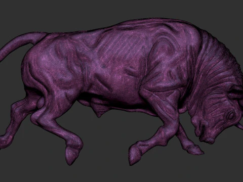 Toro de carga Modelo de impresión 3D